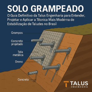 Solo Grampeado O Guia Definitivo da Talus Engenharia para Entender, Projetar e Aplicar a Técnica Mais Moderna de Estabilização de Taludes no Brasil